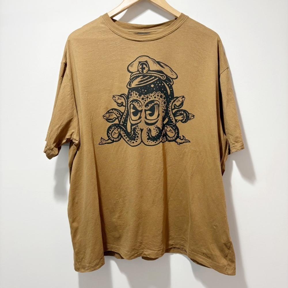 Filson x Kyler Martz Tattoo Artist Captain Octopus Fisherman T Shirt Size XXL